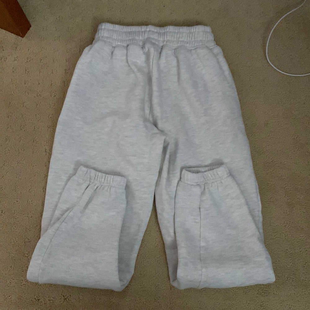 Grayish White Sweatpants